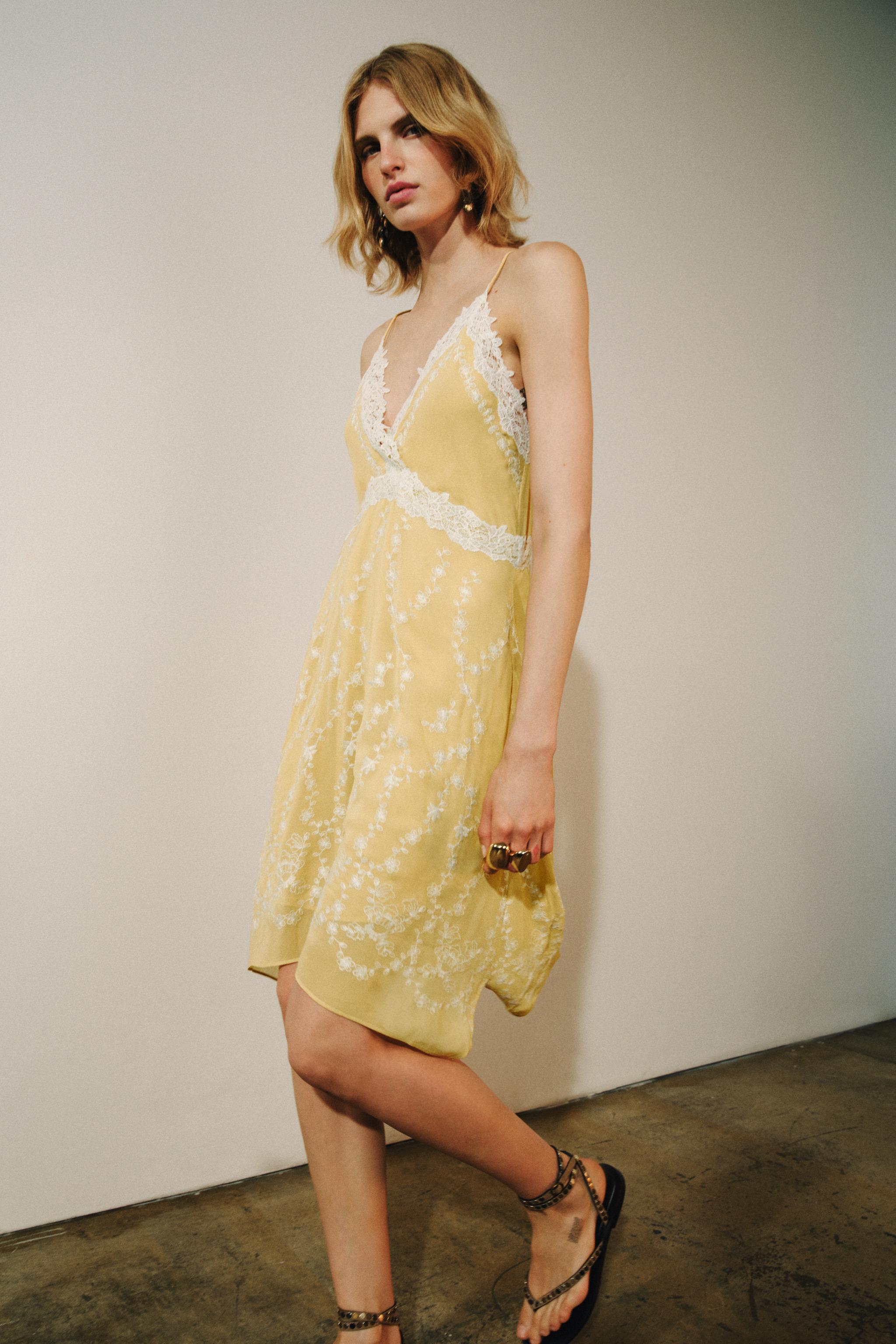 ZW COLLECTION EMBROIDERED SHORT DRESS